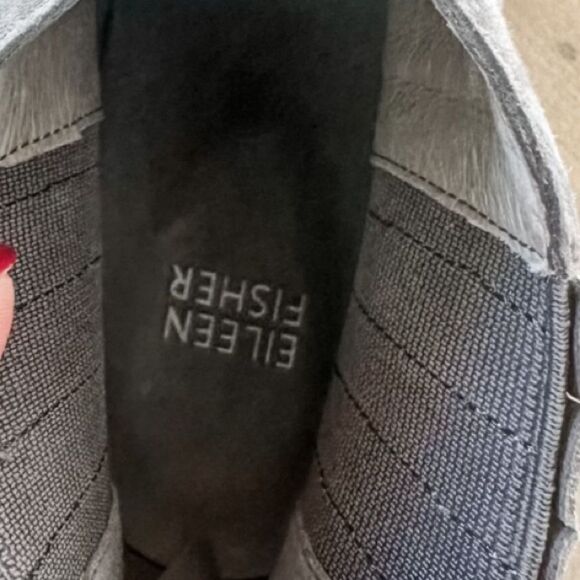 Eileen Fisher Suede Leather Women's Ankle Boots Size 8 - Picture 4 of 4